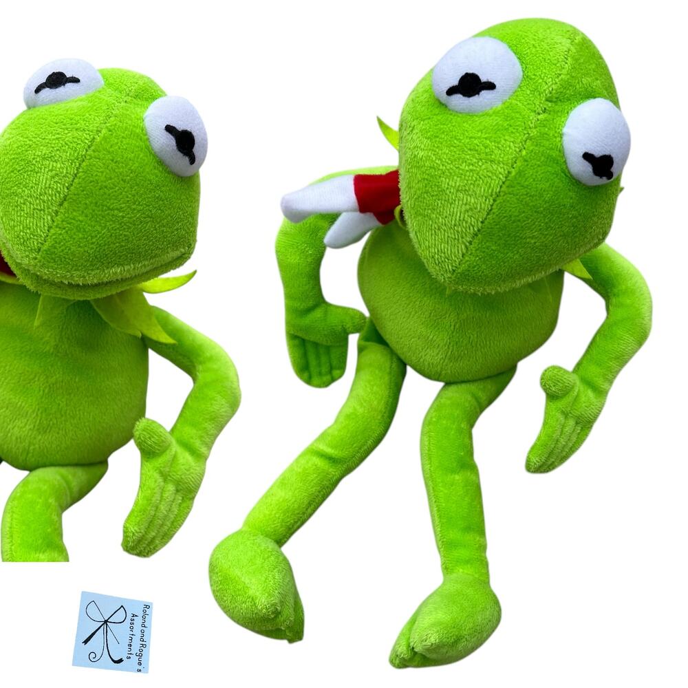 Muppets Kermit the Frog Wearing Scarf 18" Plush